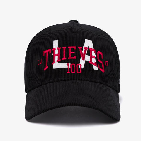 Cord Drop Out Hat in Black - Front View - 100 Thieves