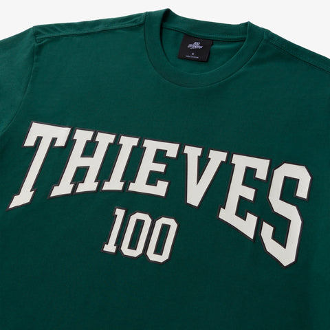 Thieves logo puff print on Junior T-Shirt - Green