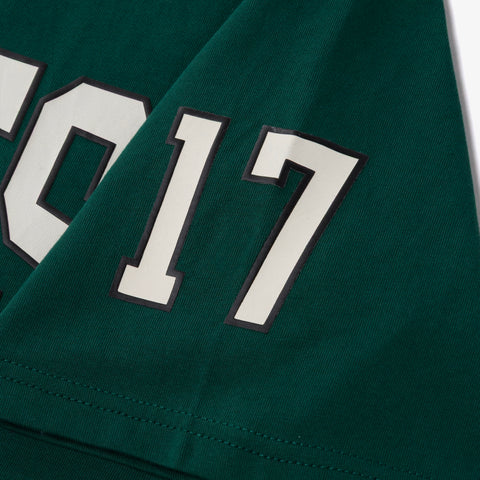 17 puff print on Junior T-Shirt - Green