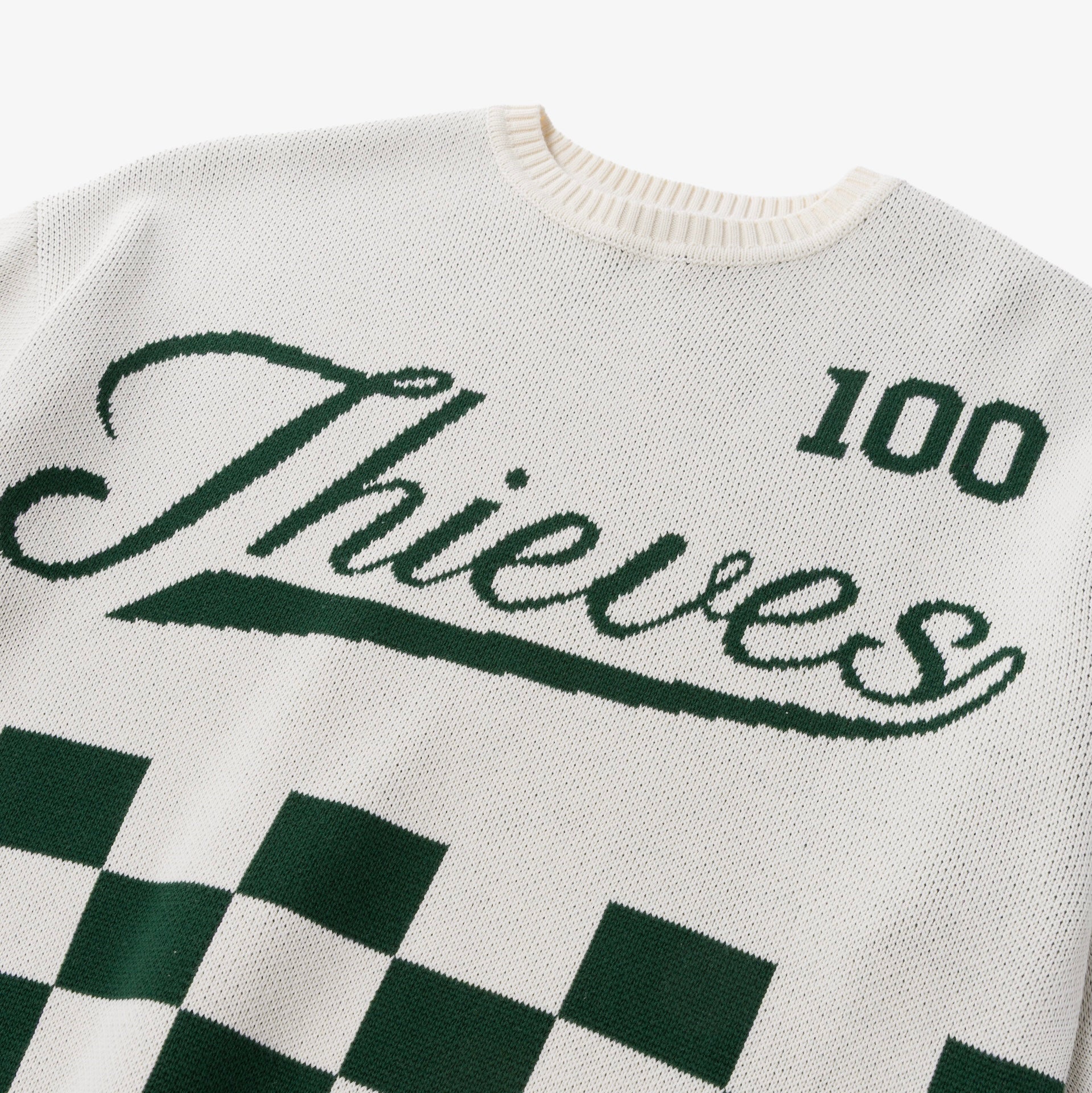 Freshman Full Knit Sweater - Cream