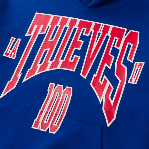Puff Print logo on Sophomore Hoodie - Royal Blue