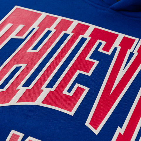 Puff Print logo on Sophomore Hoodie - Royal Blue