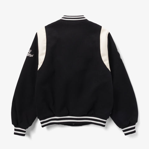 Back of Senior Varsity Jacket - Black
