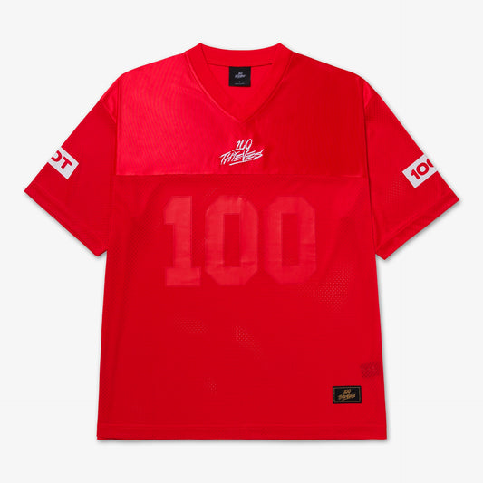 Front of Football Jersey - Red