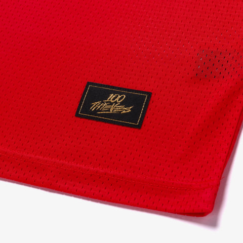 core ogo patch on Football Jersey - Red