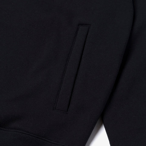 pocket detail on 2-Tone Hoodie - Black/Grey