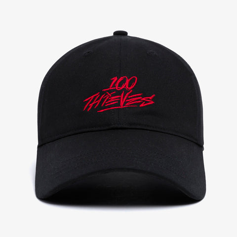 Front of Microcord Dad Hat - Black