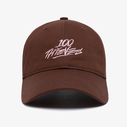 Front of Microcord Dad Hat - Brown