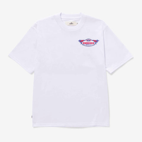 Front of Race Tee - White