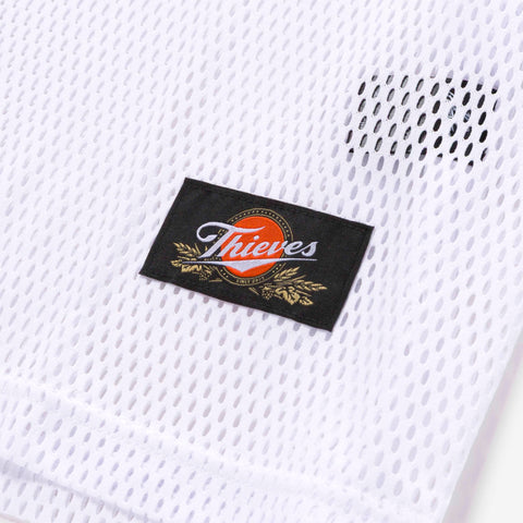 Thieves patch on Box Crop Mesh Jersey