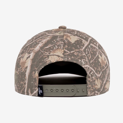 Back of 3D Embroidered Real Tree Snapback