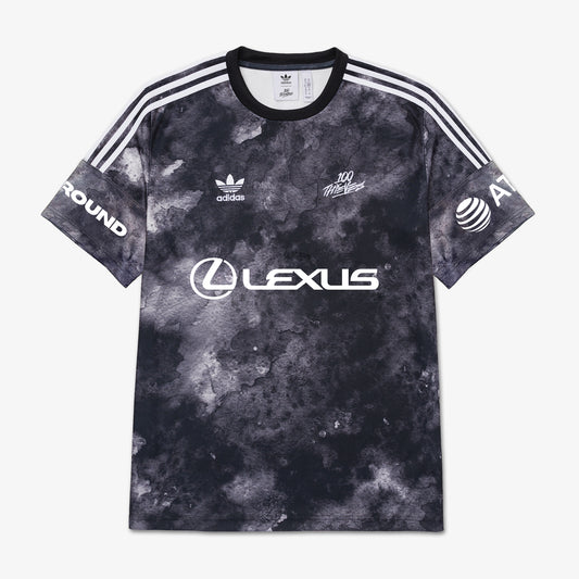 Front of adidas Originals X 100 Thieves 2024 Primary Jersey