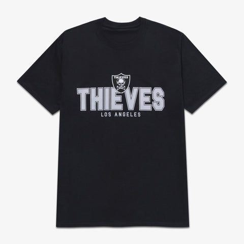 Front of Thievers T-shirt - Black