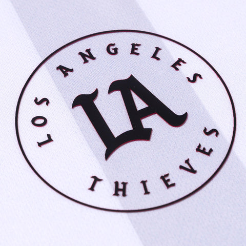 LA Thieves logo on LAT Official Jersey '26 - White Sunday