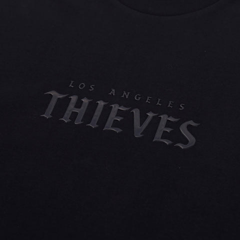 Graphic on Mettalic Core T-shirt - Black