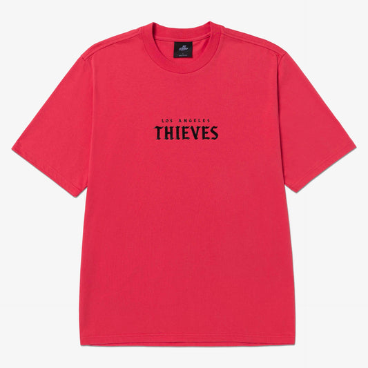 Front of Mettalic Core T-shirt - Red