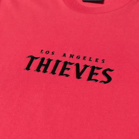 Graphic on Mettalic Core T-shirt - Red