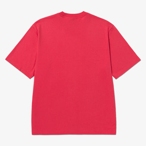 back of Mettalic Core T-shirt - Red