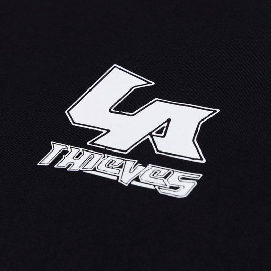 logo on chest of Exothermic T-Shirt - Black