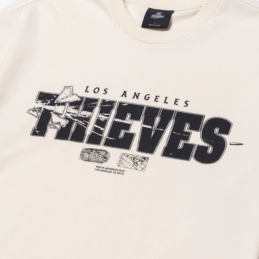 logo on Balistic T-Shirt - Cream