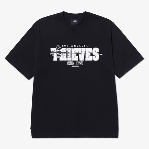 Front of Balistic T-Shirt - Black