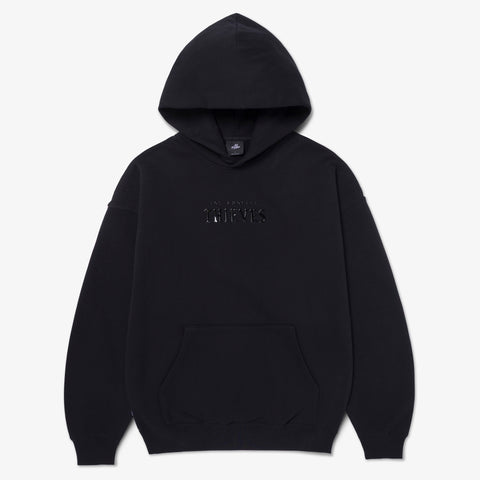 Front of Mettalic Core Hoodie - Black
