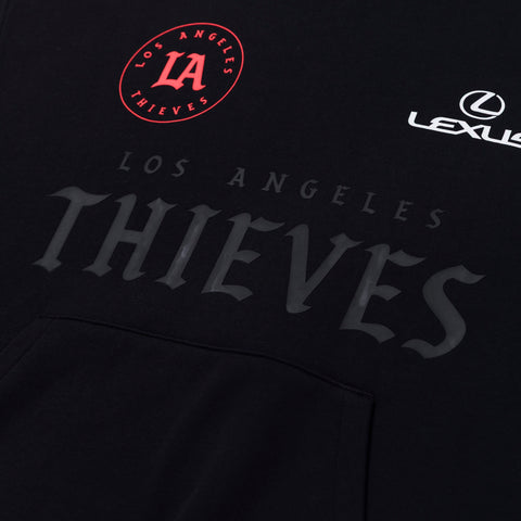 LA Thieves logo on LAT Official Hoodie '26 - Black