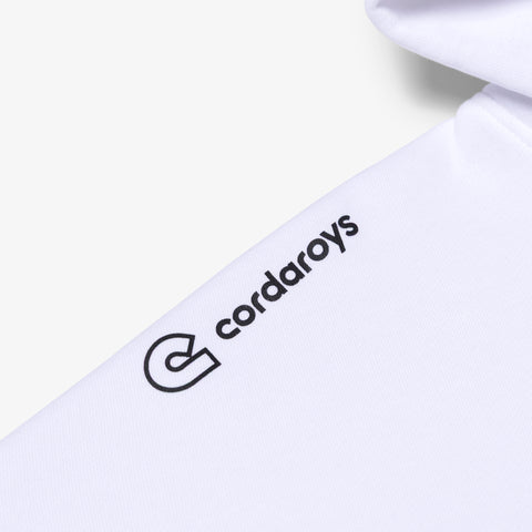 cordaroys logo on LAT Official Hoodie '26 - White