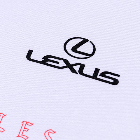Lexus logo on LAT Official Hoodie '26 - White