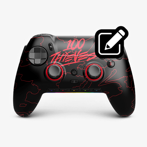 100 Thieves SCUF Controller signed by LA Thieves Roster