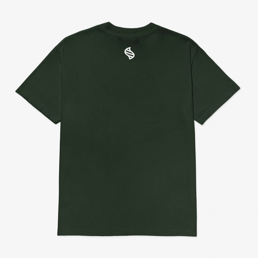 Back of Mega Lucario T-Shirt - Forest Green