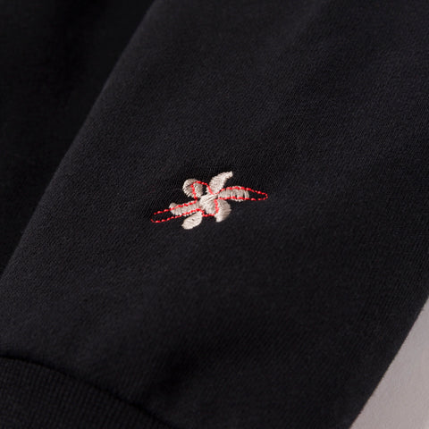 detailed design on P90 Hoodie - Black/Camo