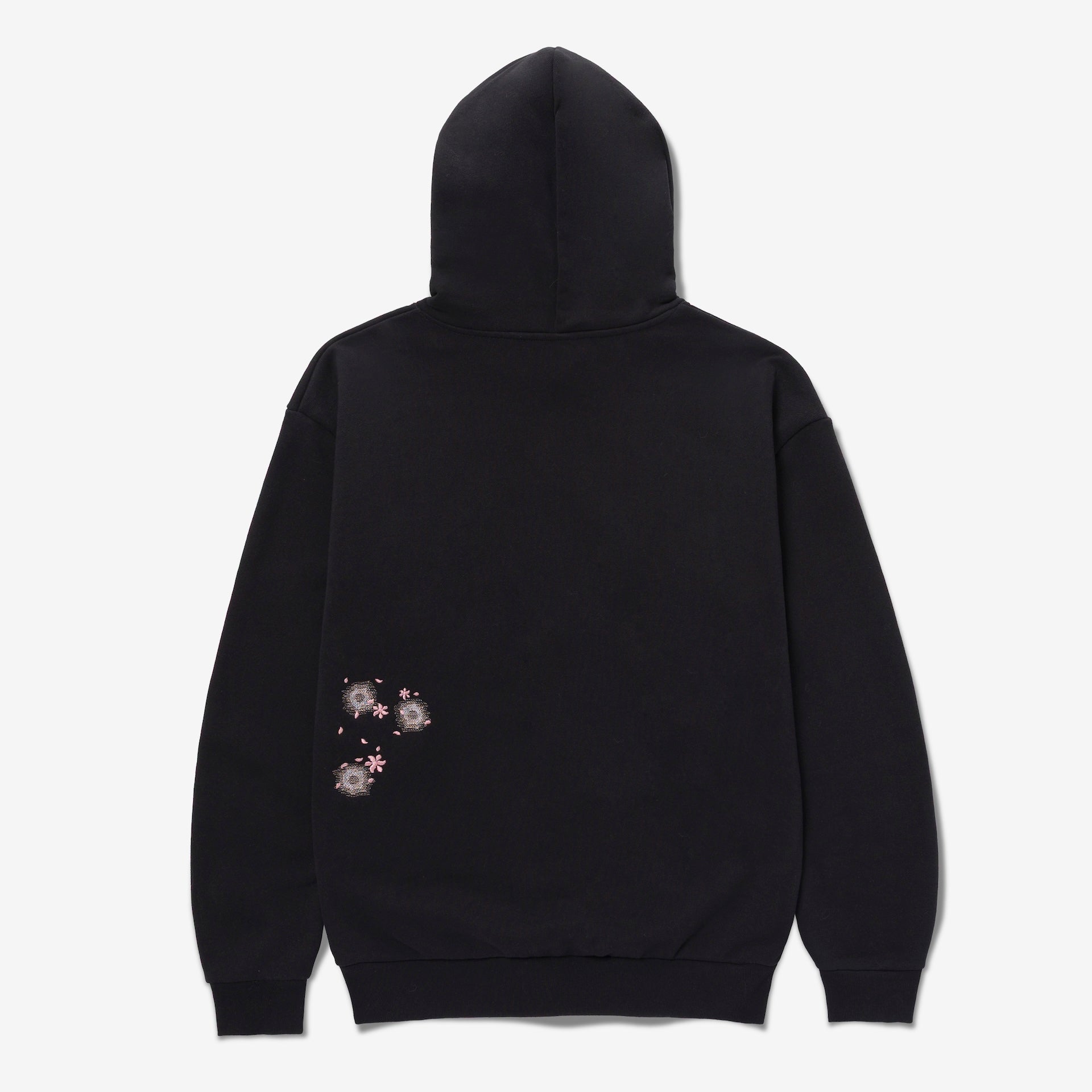 スウェット dulcamara  sakura sweat Sakura Drive-by Hoodie - Black