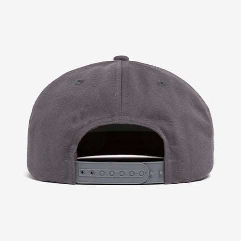 snapback detail on Short Sited Hat - Black