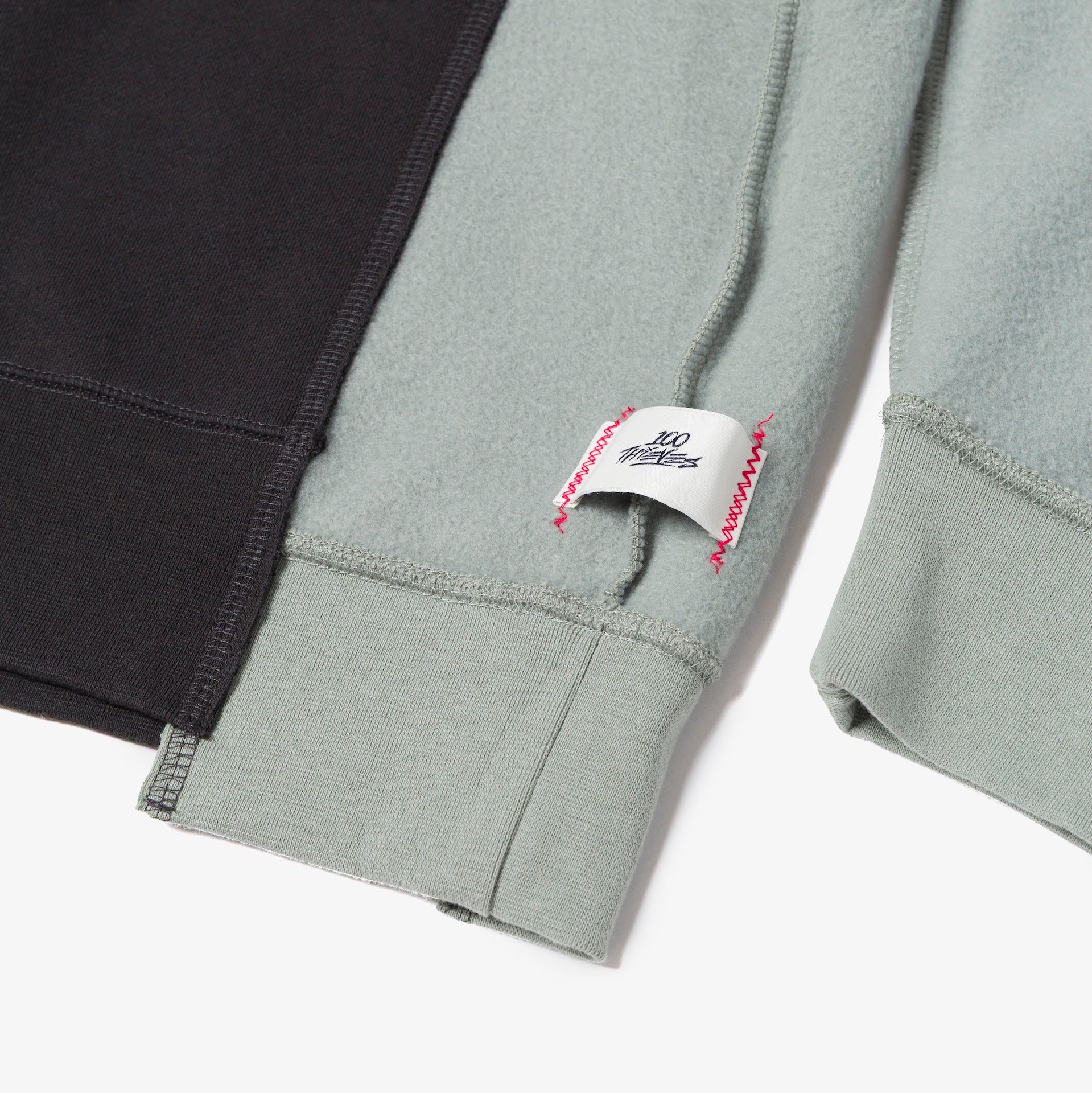 Upcycle Crewneck - Blk/Grn