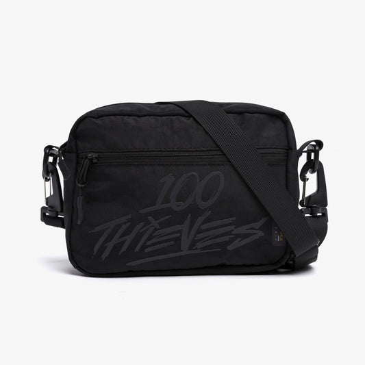 Front of Foundations SS'24 Cross Bag - Black