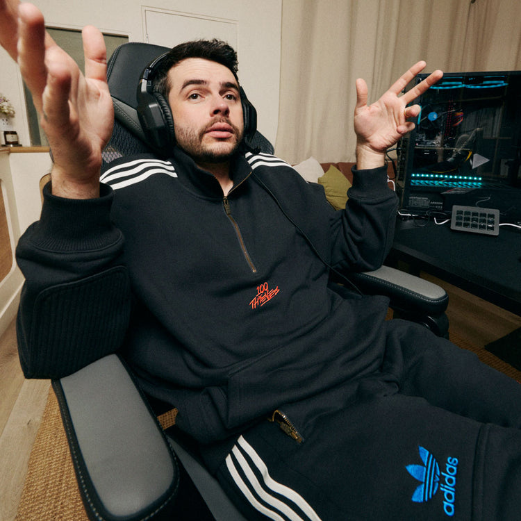 Nadeshot in the adidas Track Pant and Track Jacket