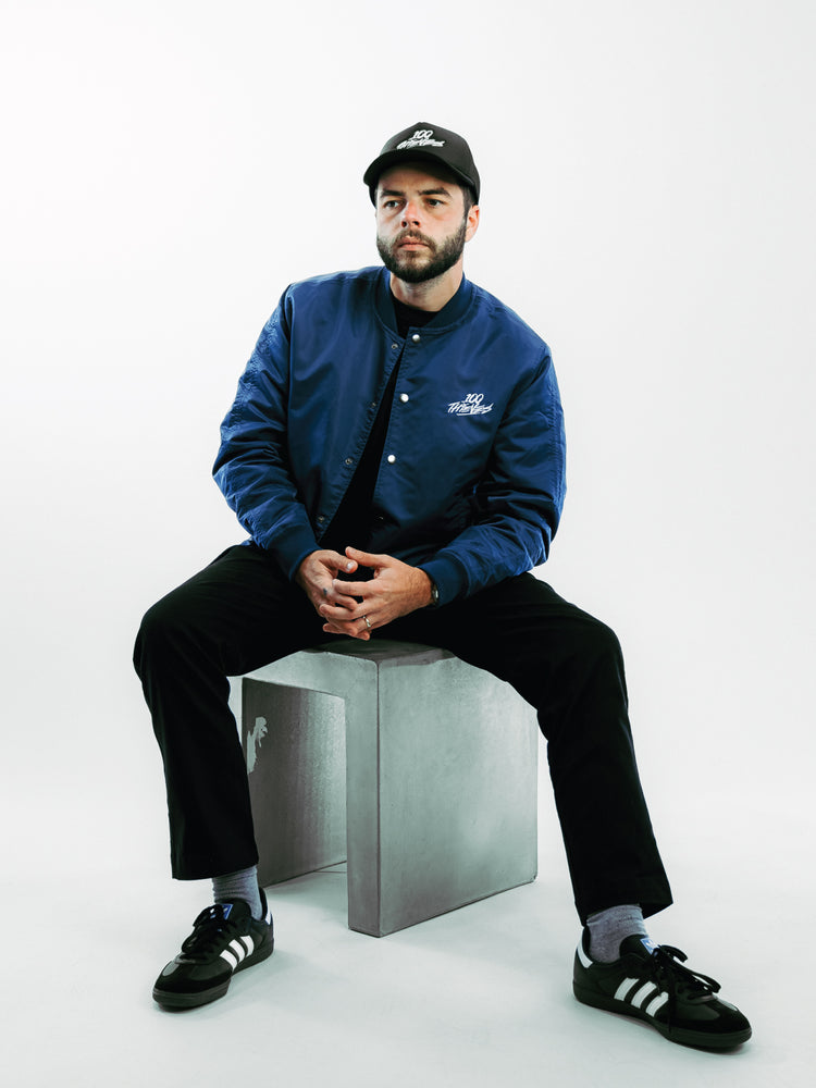 Nadeshot in the fw'23 bomber jacket