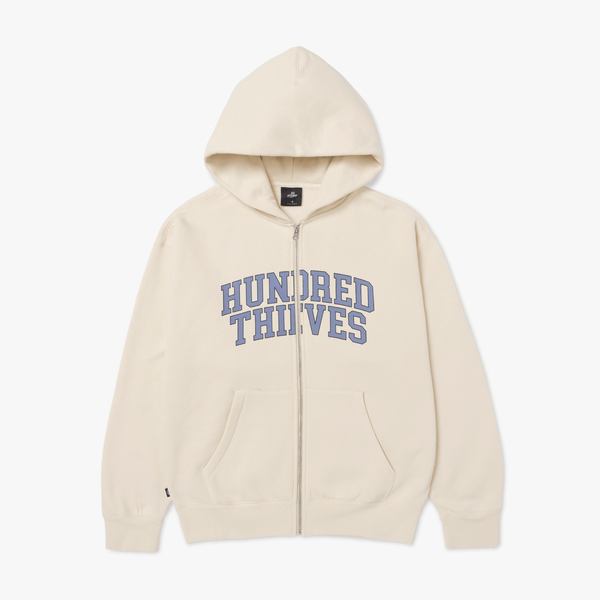 Foundations FW'24 Full Zip Hoodie Cream - Main Image