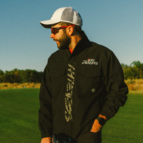 Matt in Golf'24 Ace Windbreaker - Black