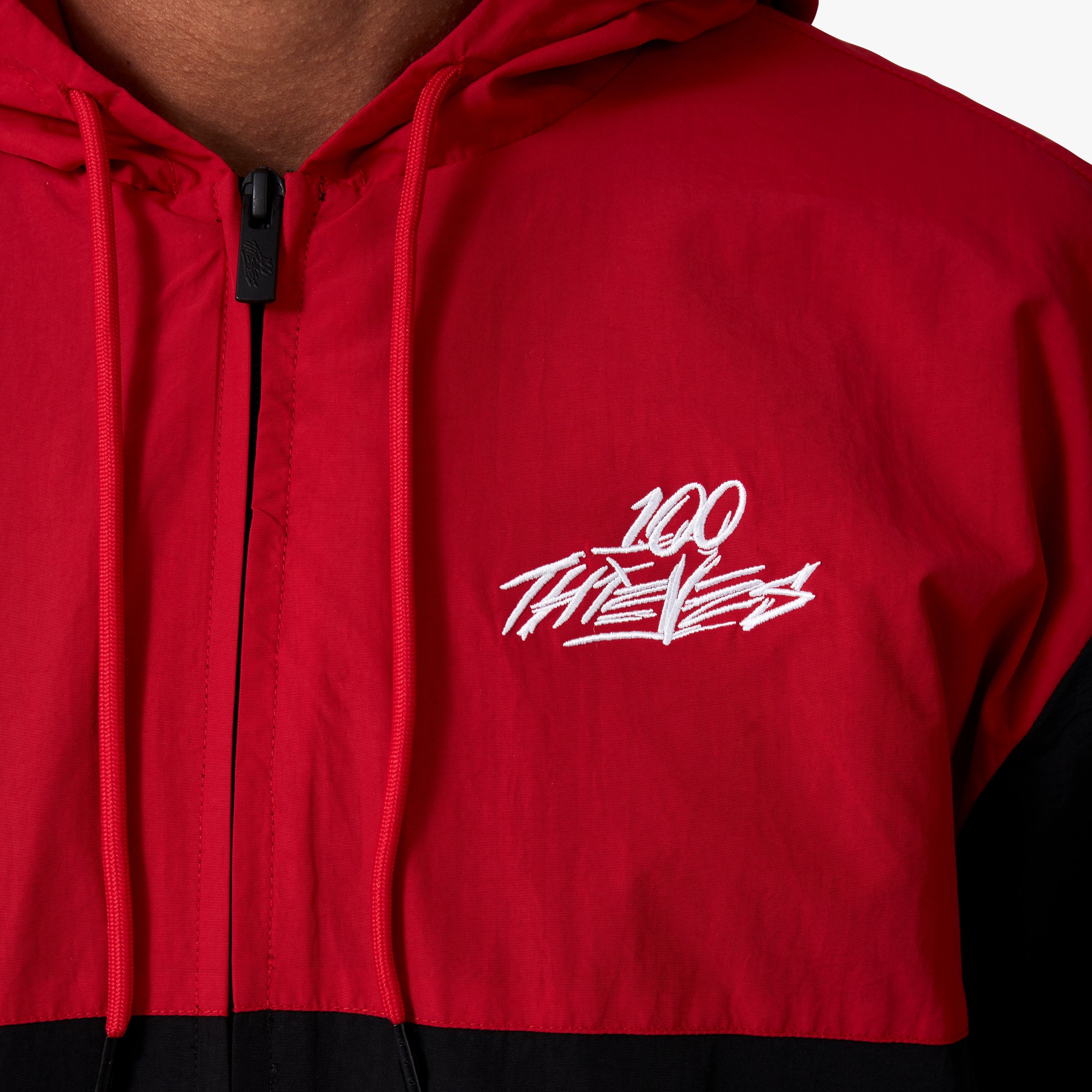 100 thieves hotsell windbreaker for sale