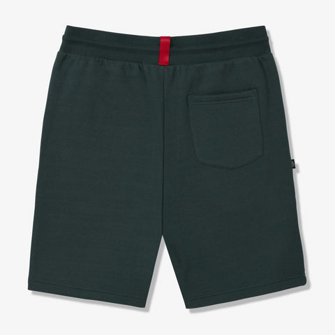 Back of 100 Thieves Foundation slim fit sweat short in alpine