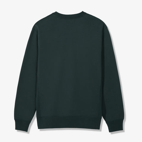 Back of Foundations Alpine heavy-weighted crewneck