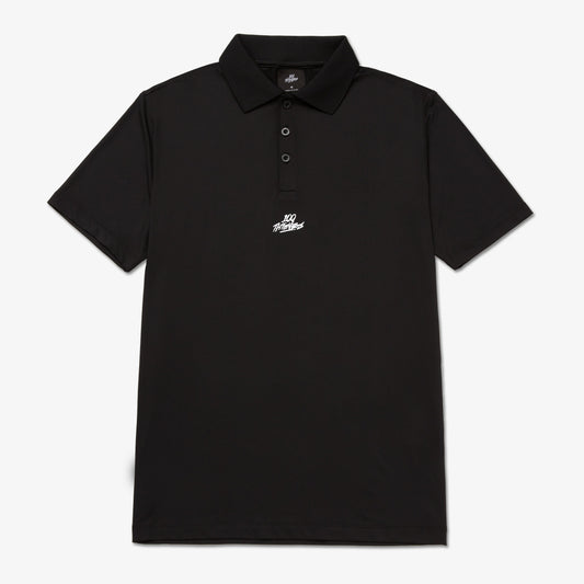 Birdie Short Sleeve Polo - Black