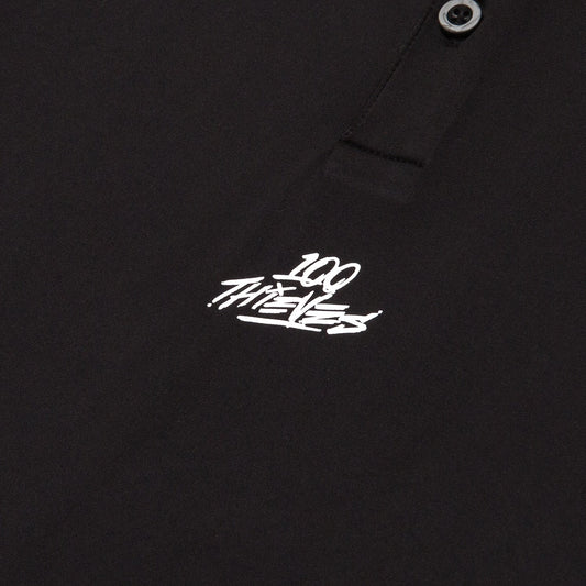 Birdie Short Sleeve Polo - Black