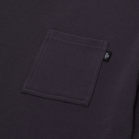 Waffle SS Knit - Charcoal