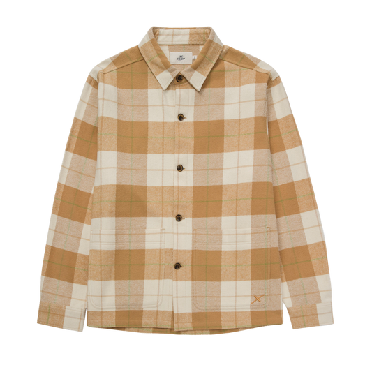 Flannel Button-Up - Khaki