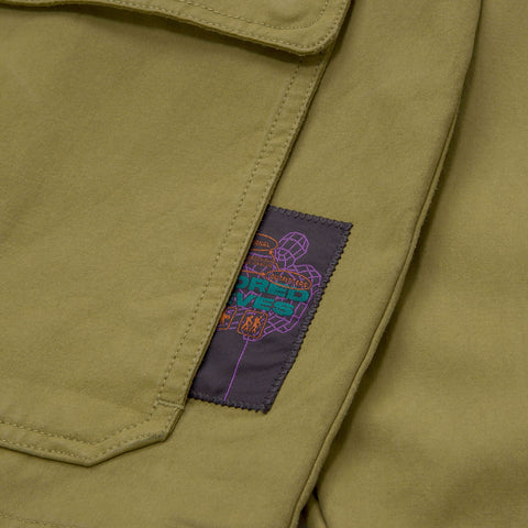 Waxed Jacket - Olive