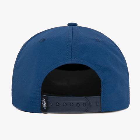 Foundations Unstructured Nylon Snapback Hat In Navy
