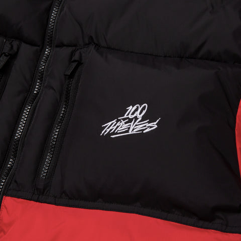 FW'22 Puffer Jacket - Red/Black